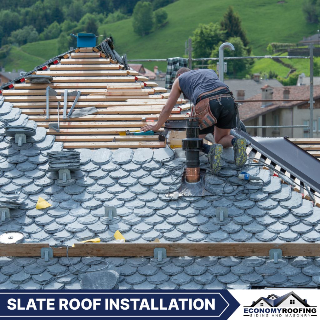 Slate Roof Installation